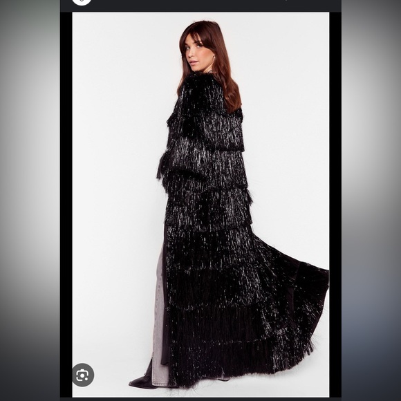 Nasty Gal Jackets & Blazers - Nasty gal party crasher longline jacket